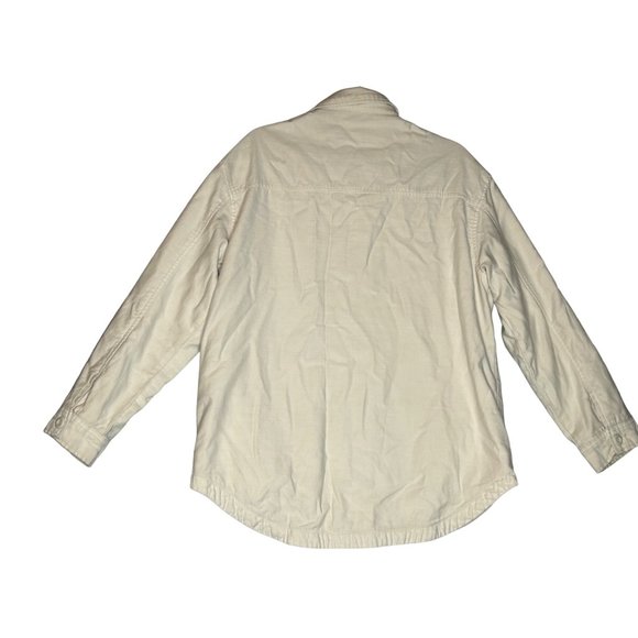 America Eagle Womens Size Large Off White Cream Button Up Jacket - Picture 3 of 9